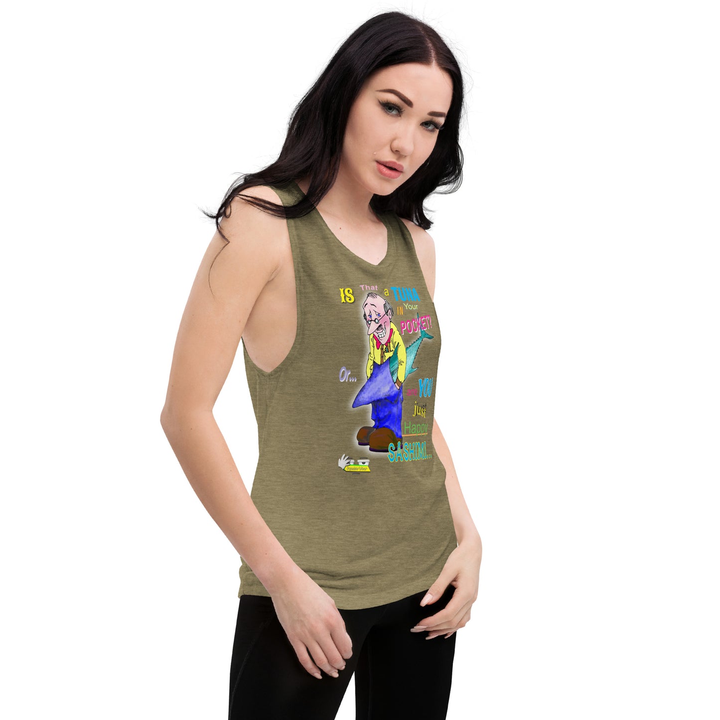 HAPPY SASHIMI  |  Women's Muscle Tank Top