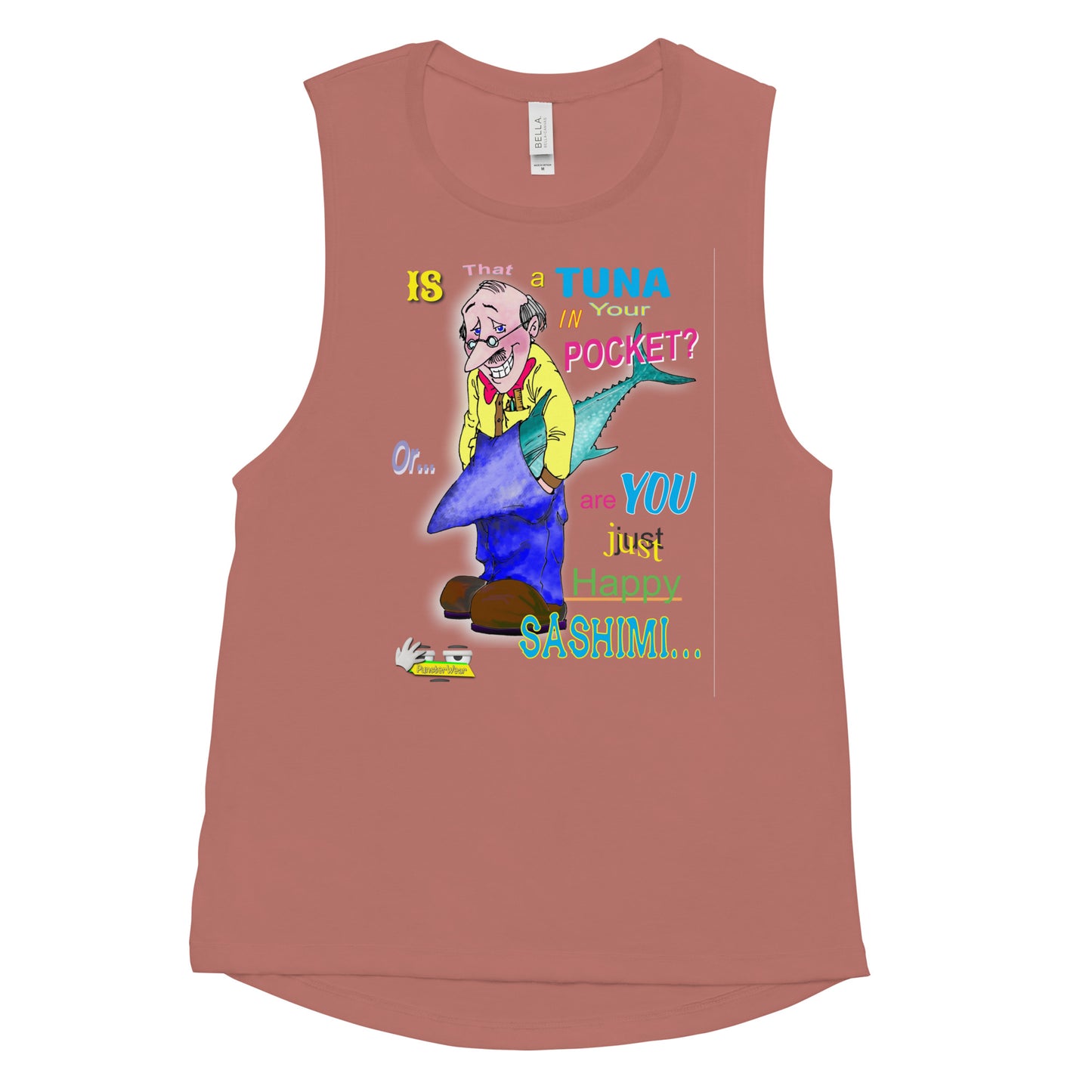 HAPPY SASHIMI  |  Women's Muscle Tank Top