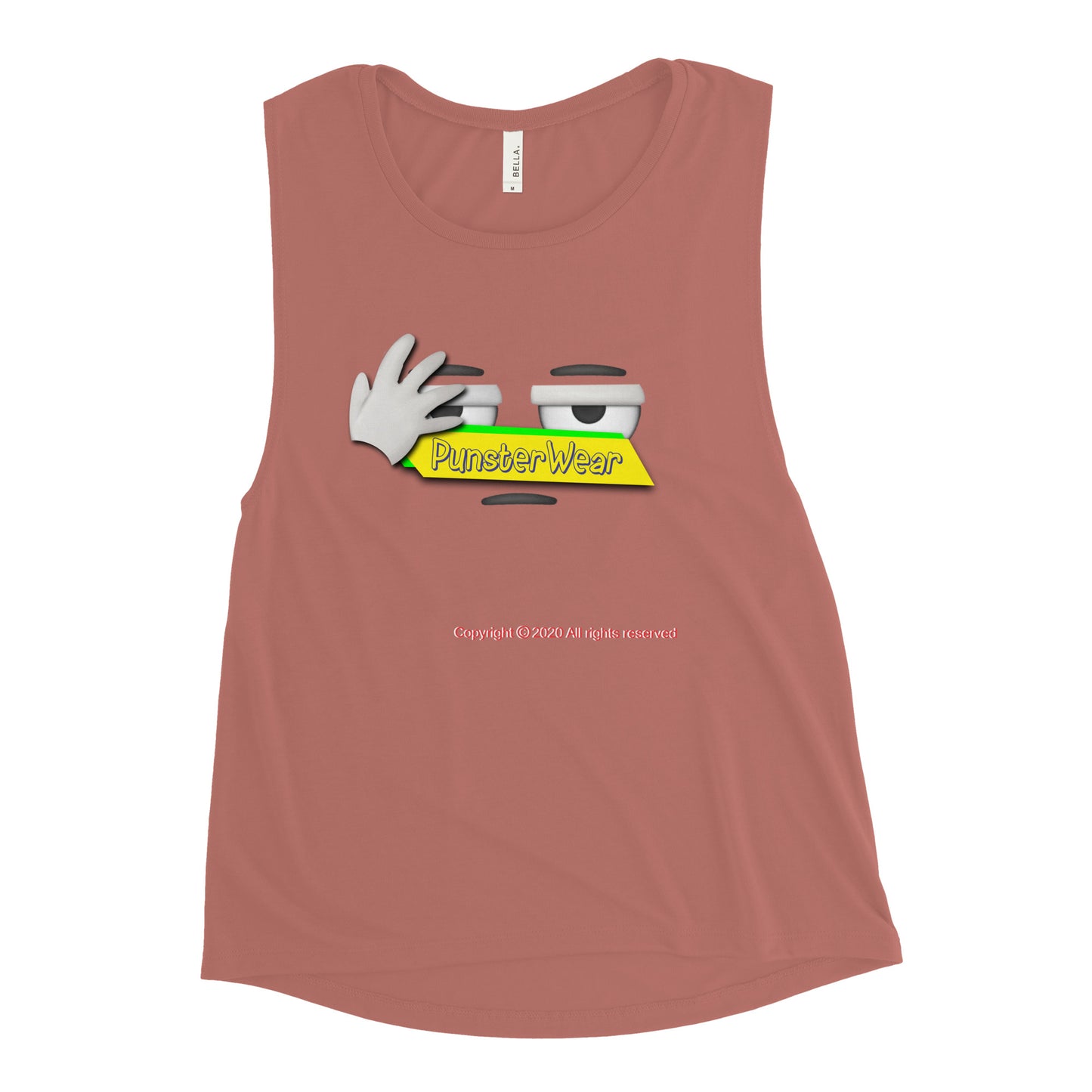 PunsterWear Logo  |  Women's Muscle Tank Top