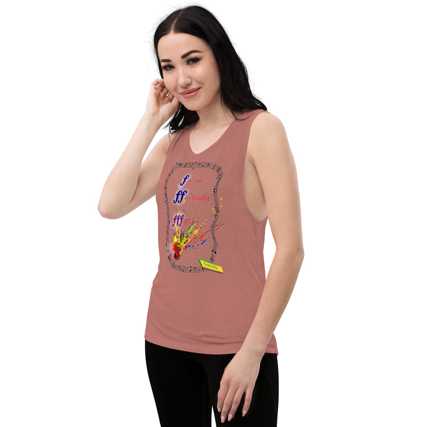 Triple Forte (FFF)-SPLAT  |  Women's Muscle Tank Top