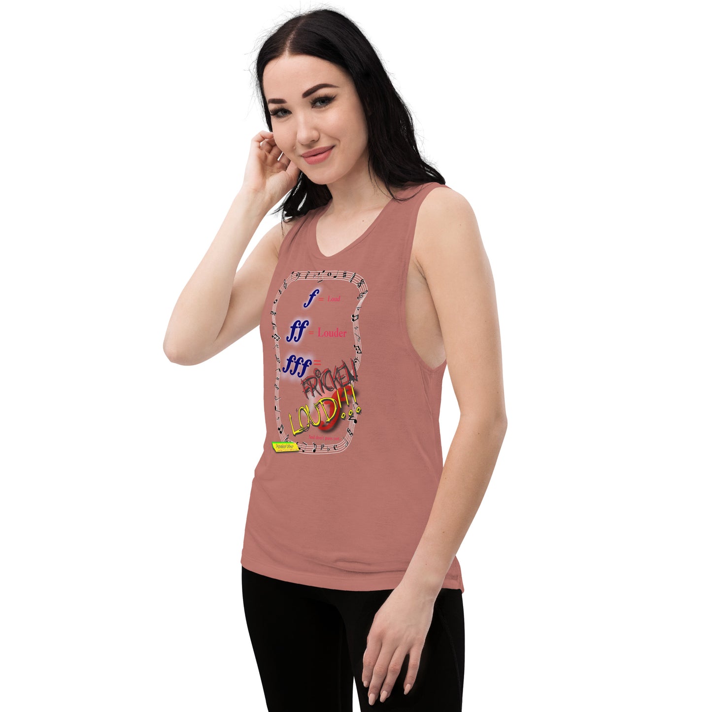 Triple Forte (FFF)-FRICKEN LOUD  |  Women's Muscle Tank Top