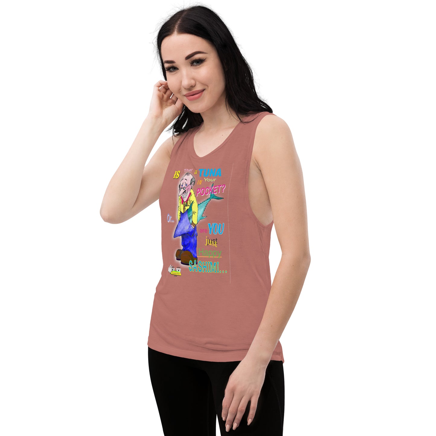 HAPPY SASHIMI  |  Women's Muscle Tank Top