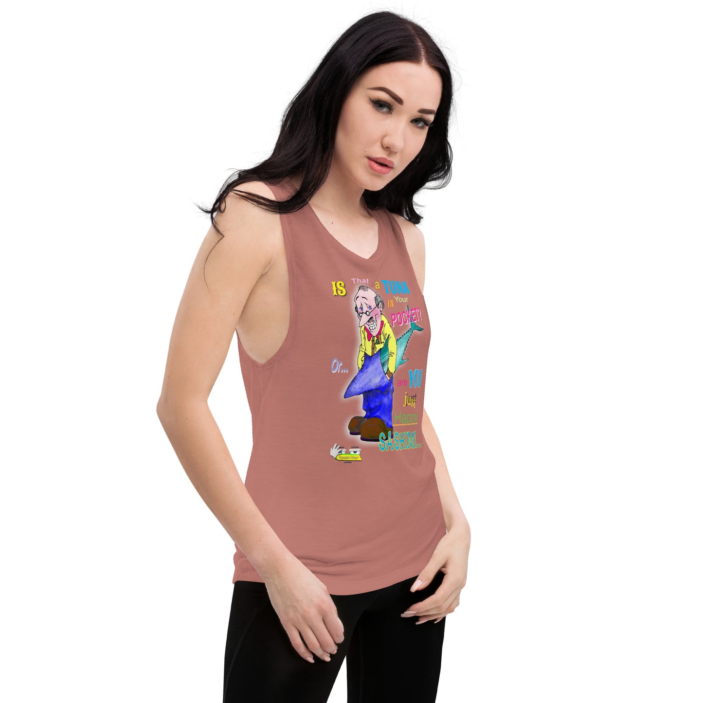 HAPPY SASHIMI  |  Women's Muscle Tank Top