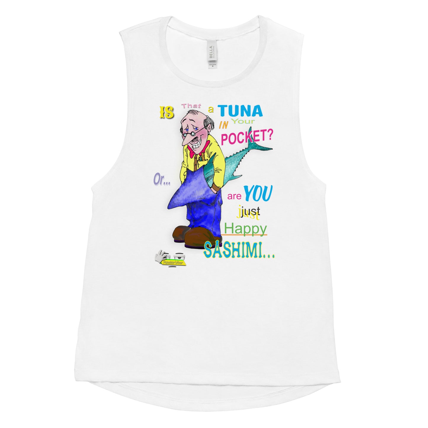 HAPPY SASHIMI  |  Women's Muscle Tank Top