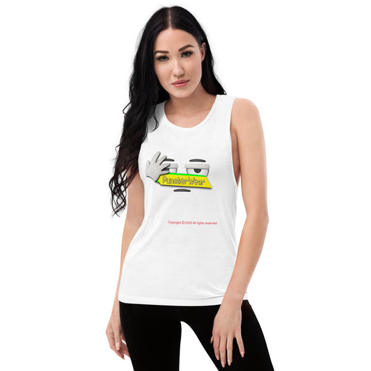 PunsterWear Logo  |  Women's Muscle Tank Top