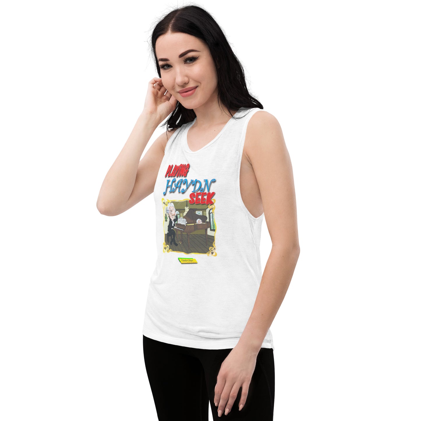 PLAYING HAYDN SEEK  |  Women's Muscle Tank Top