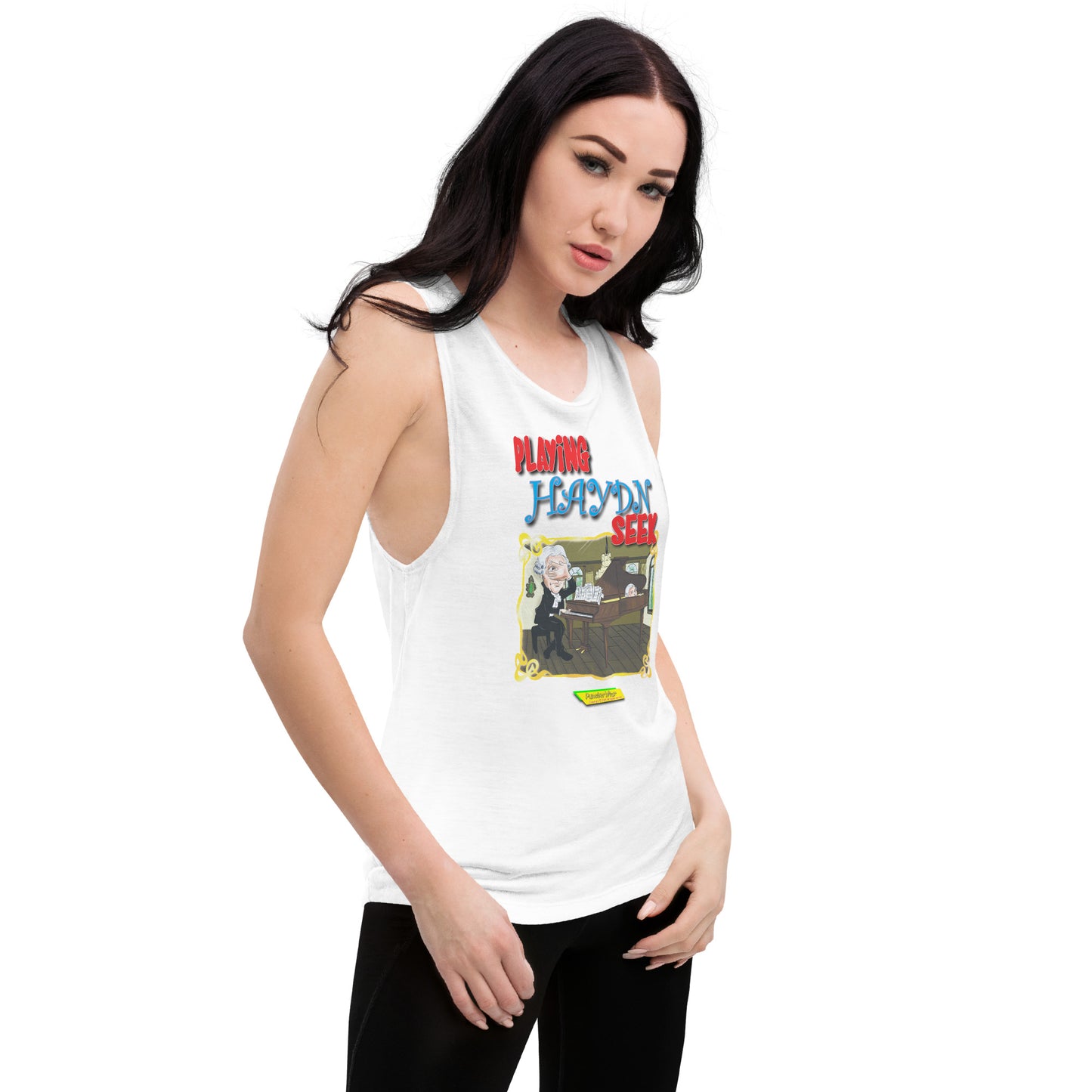 PLAYING HAYDN SEEK  |  Women's Muscle Tank Top