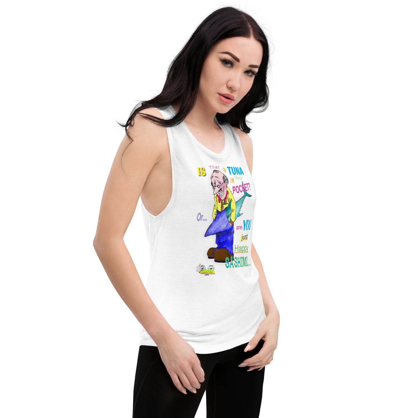 HAPPY SASHIMI  |  Women's Muscle Tank Top