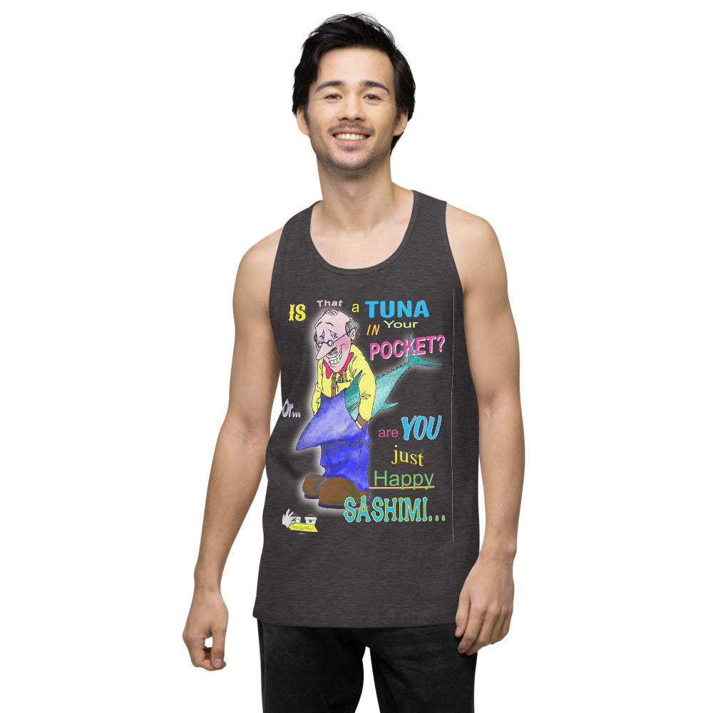 Happy Sashimi   |   Men's Premium Tank Top