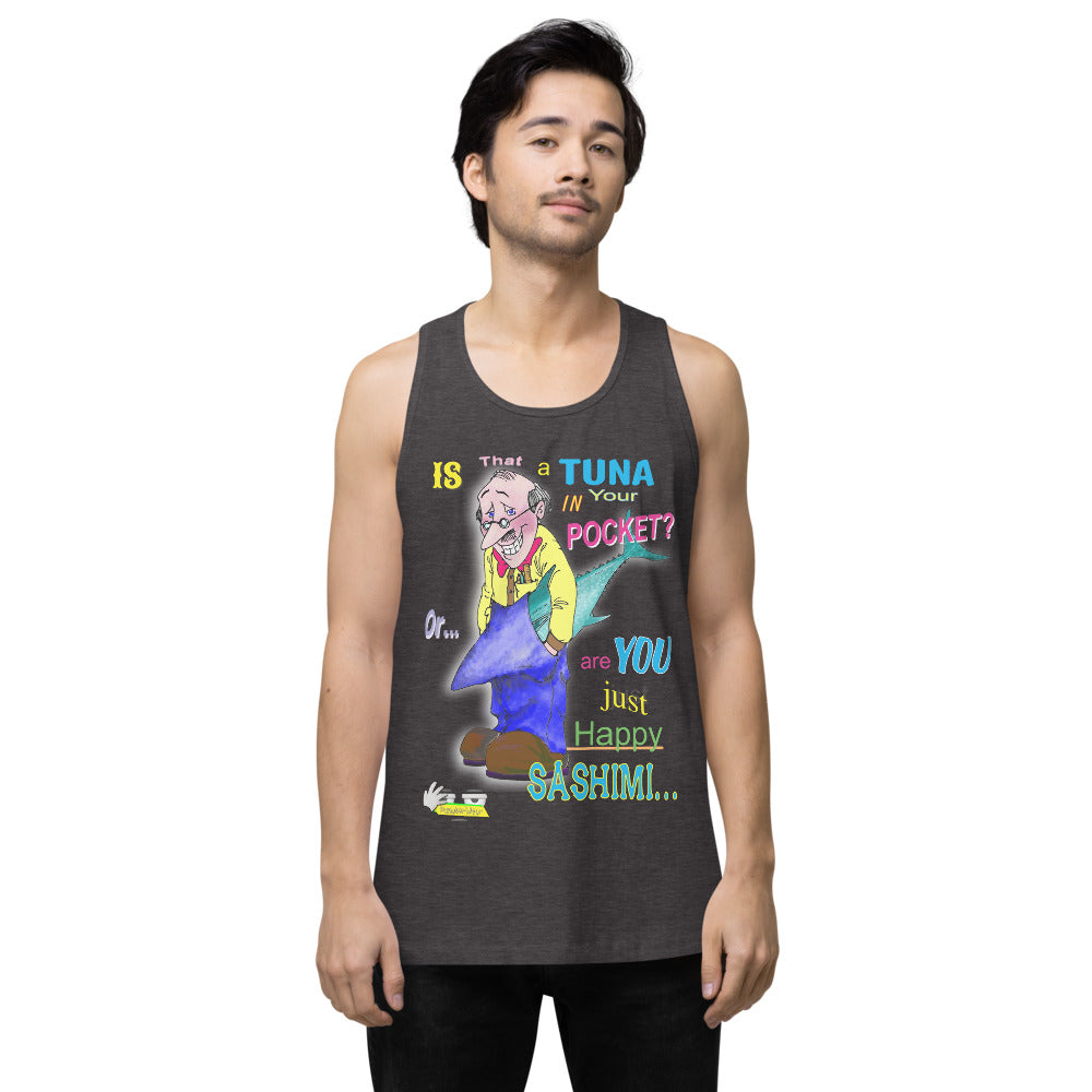 Happy Sashimi   |   Men's Premium Tank Top