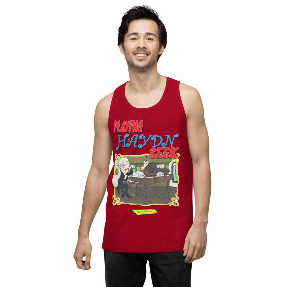 PLAYING HAYDN SEEK  |   Men's Premium Tank Top