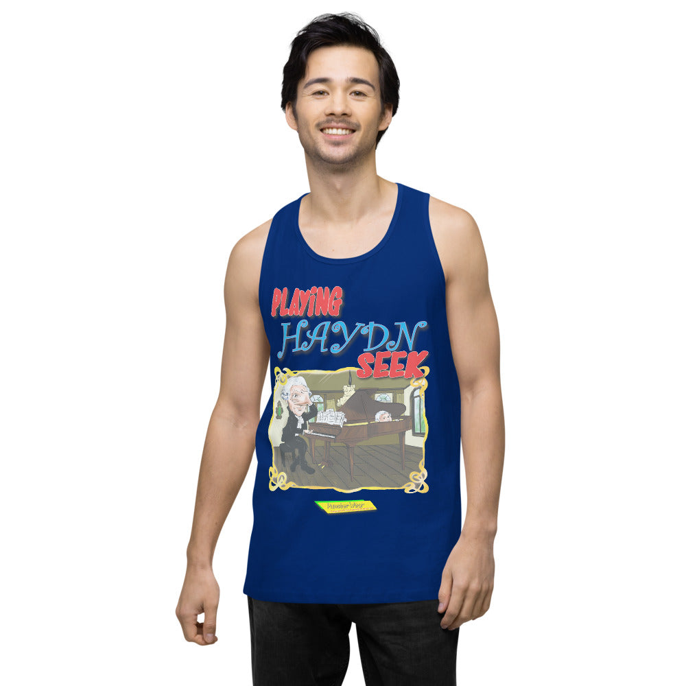 PLAYING HAYDN SEEK  |   Men's Premium Tank Top