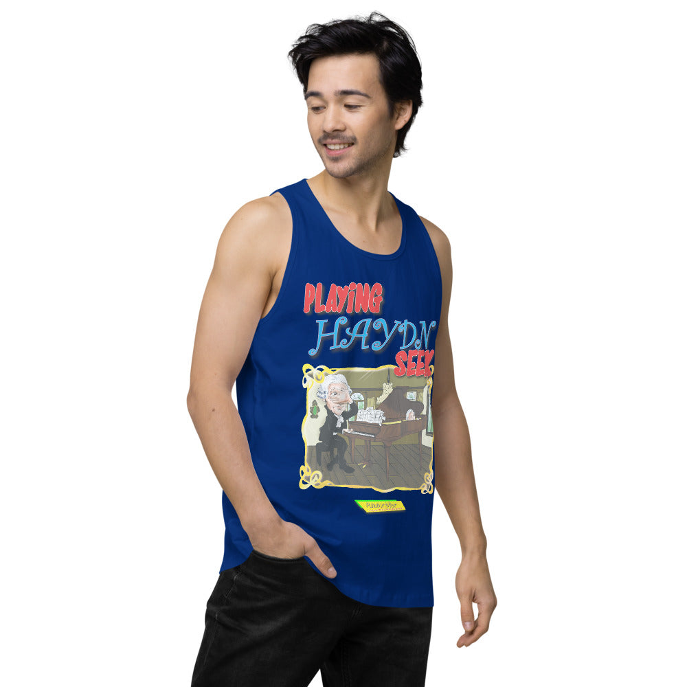 PLAYING HAYDN SEEK  |   Men's Premium Tank Top