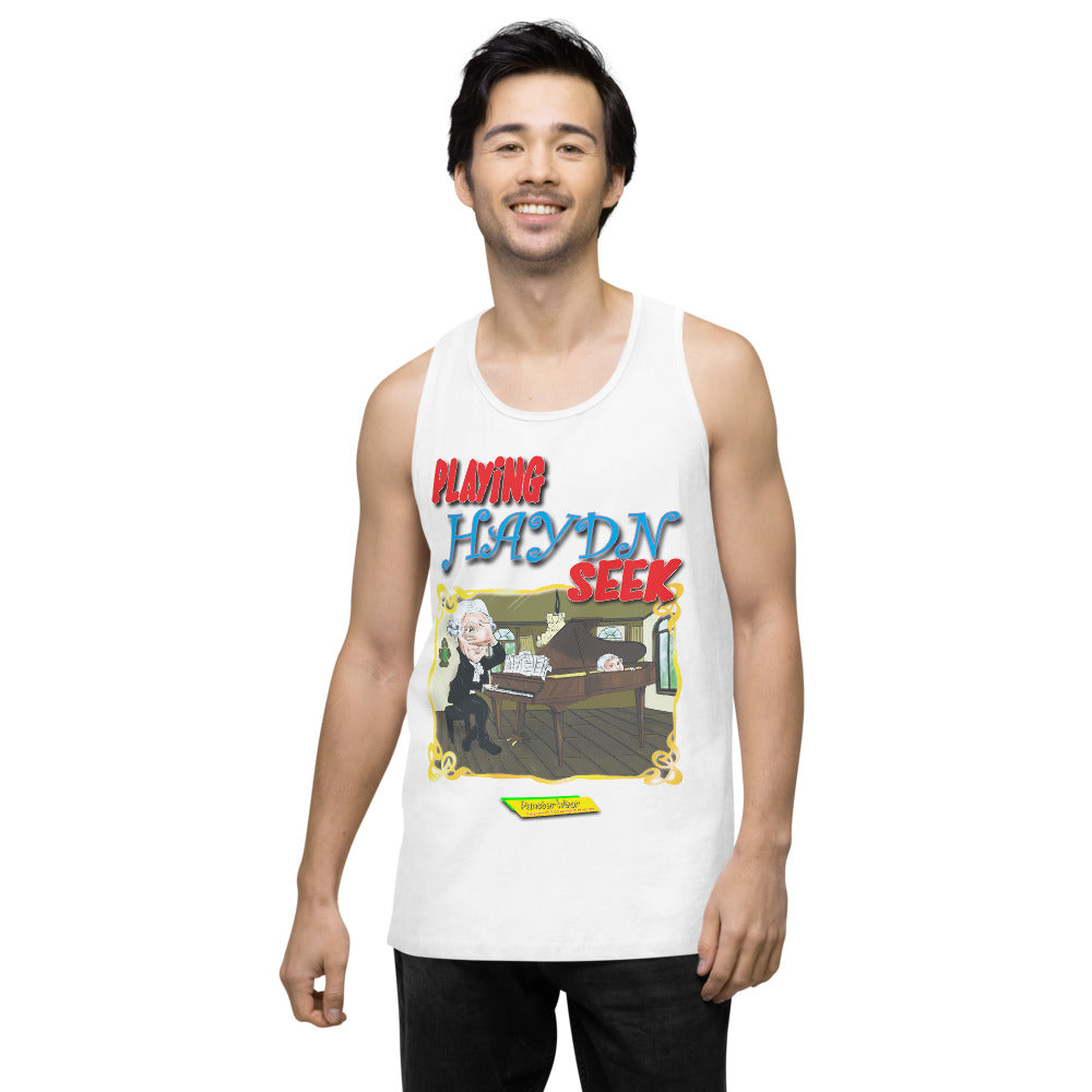 PLAYING HAYDN SEEK  |   Men's Premium Tank Top