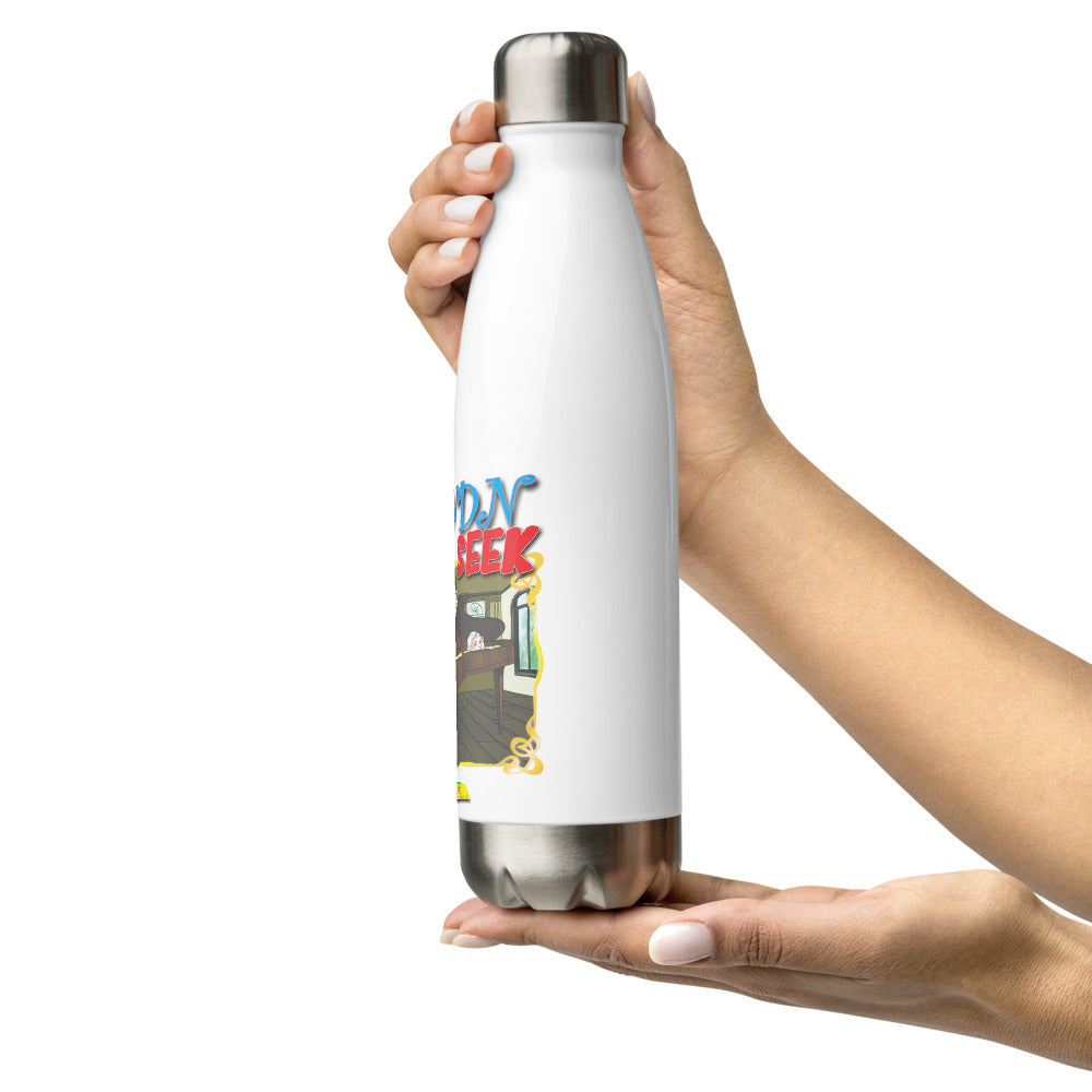 PLAYING HAYDN SEEK  |  Stainless Steel Water Bottle, 17oz