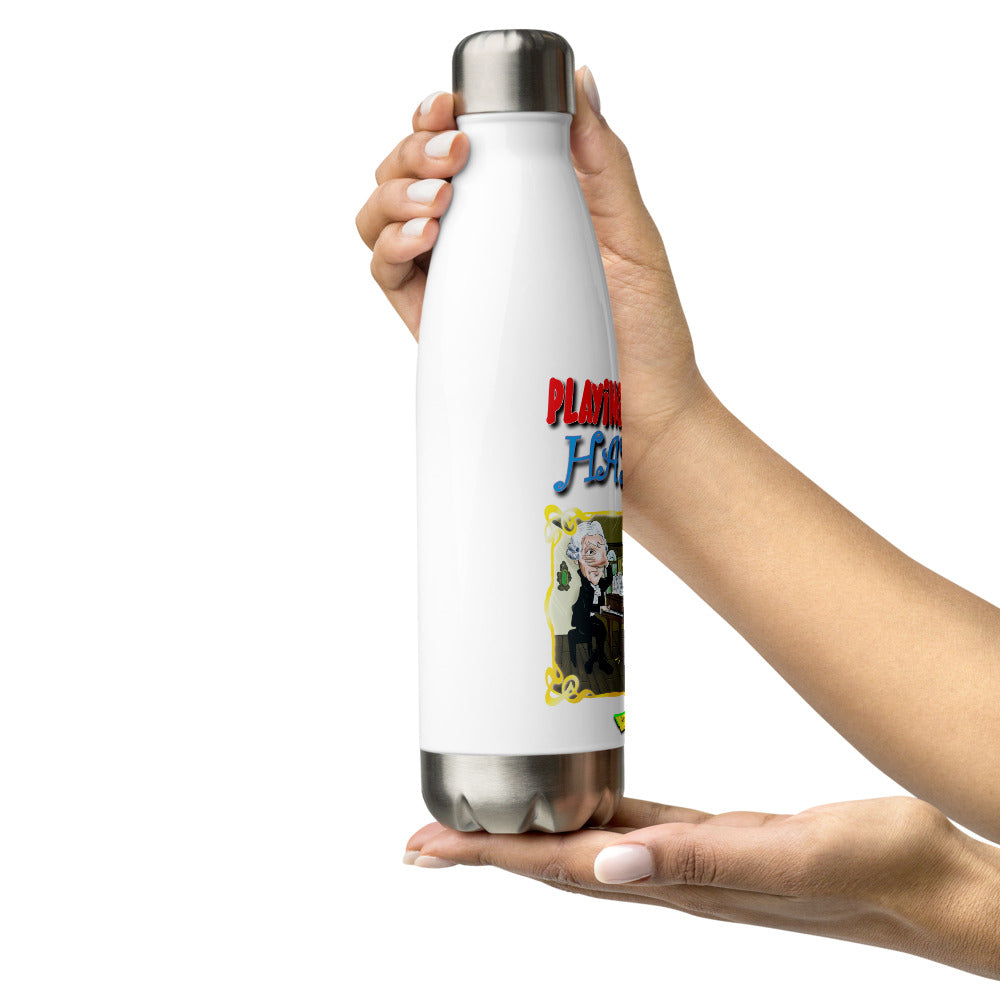PLAYING HAYDN SEEK  |  Stainless Steel Water Bottle, 17oz