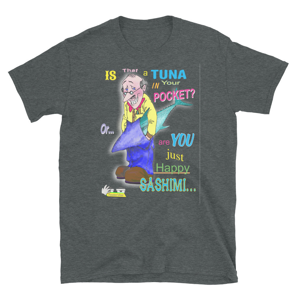 Happy Sashimi   |   Unisex Basic Softstyle Short-Sleeve Crew Neck T-Shirt