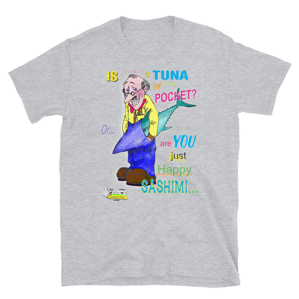 Happy Sashimi   |   Unisex Basic Softstyle Short-Sleeve Crew Neck T-Shirt