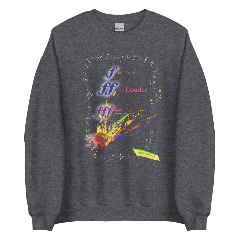 Triple Forte (FFF) – SPLAT  |   Unisex Crew Neck Sweatshirt