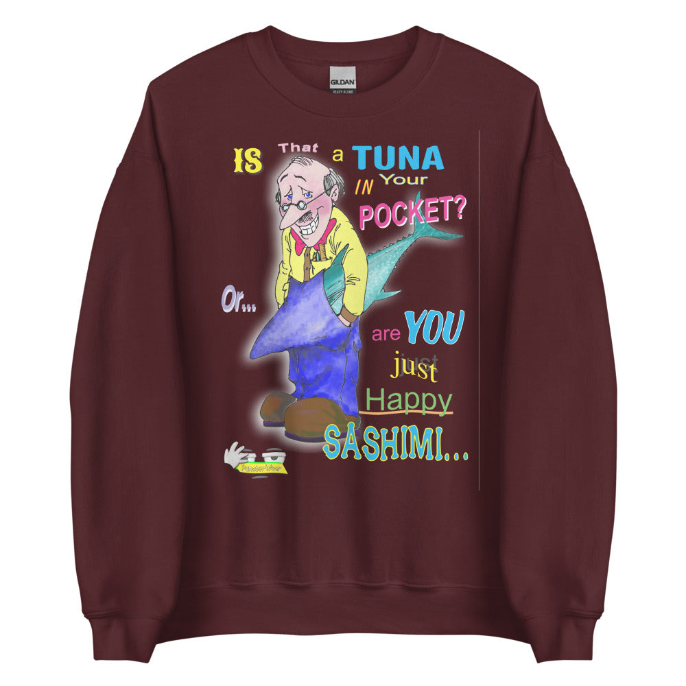 Happy Sashimi   |   Unisex Crew Neck Sweatshirt