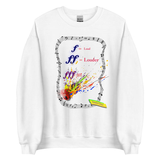 Triple Forte (FFF) – SPLAT  |   Unisex Crew Neck Sweatshirt